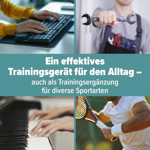 Reflexit Der Original Spinball – Unterarm- & Handtrainer mit optimierter Größe für perfekten Halt | Ideal für Handgelenk-Training, Griffkraft, Beweglichkeit & Anti-Stressball | Bis 16 kg Widerstand