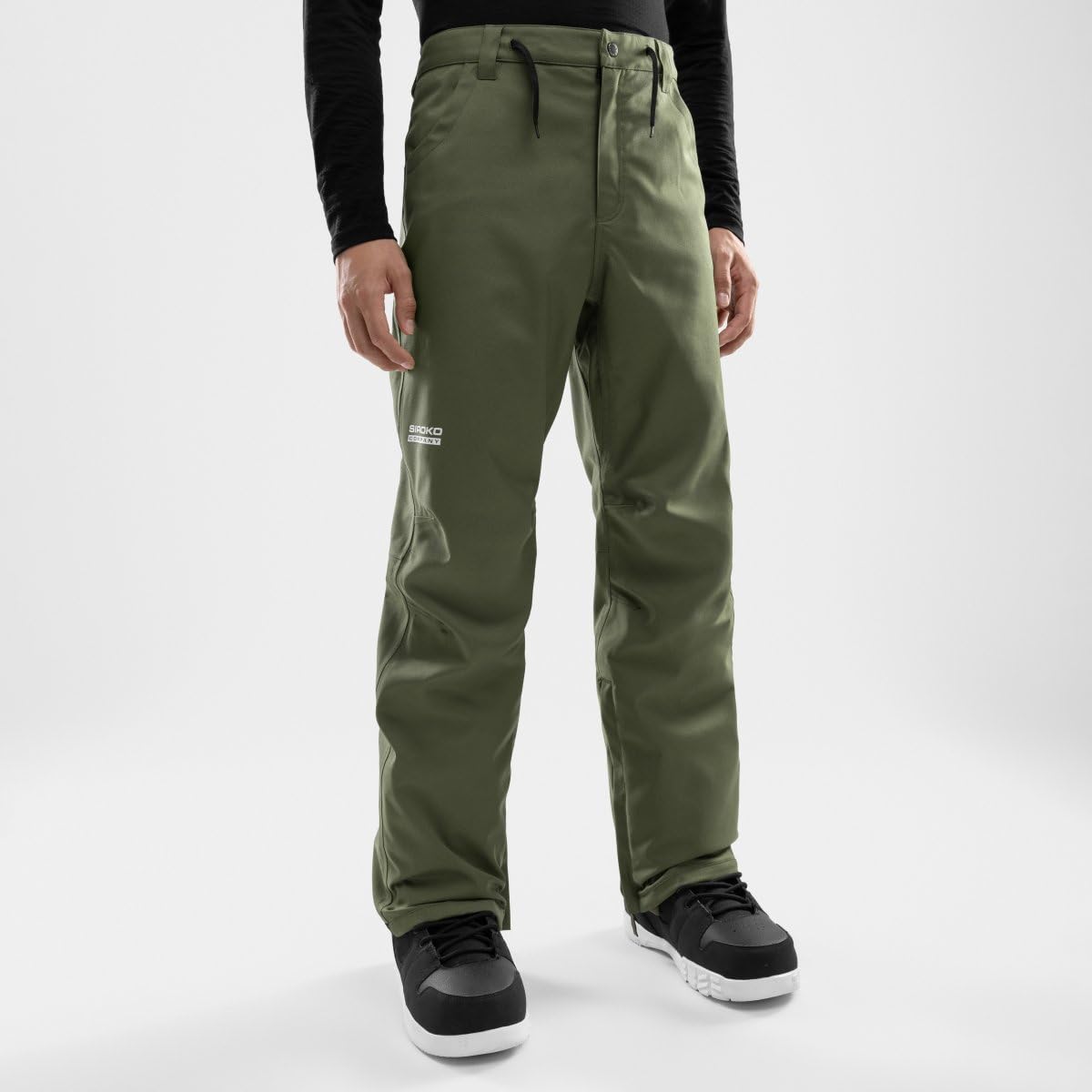 SIROKO Pantalón de Nieve Hardshell esquí y Nieve P2 Taiga Verde