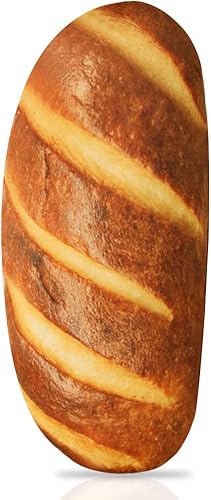 CHELEI2019 Peluche de pan de 11.8 pulgadas, divertido relleno en 3D con forma de pan, juguete de comida suave, regalo para niños