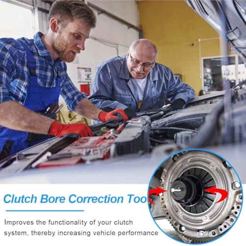 GXGM 1 Stück Kupplungszentrierwerkzeug, Zentrierdorn Kupplung Werkzeug, Auto-Kupplungsloch-Korrektor, Kupplung Zentrierwerkzeug Zentriersatz Ø15-28Mm(Schwarz)
