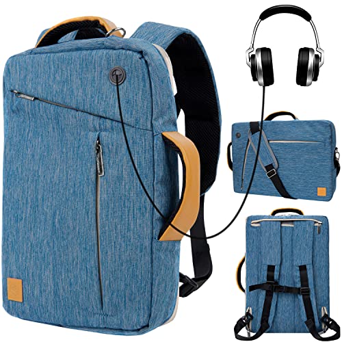 Convertible Laptop Messenger Shoulder Bag 13 14 15 15.6 16 17 17.3 Inch for Men Women