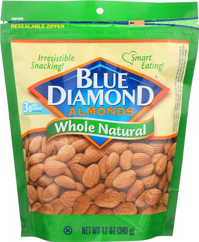 The 30-Day No Sugar Challenge: Real Body Results Blue Diamond Whole Almonds, 12 Oz