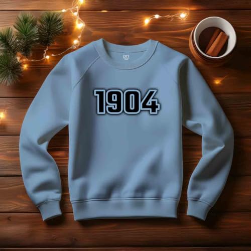 Sweatshirt 1904 bleu ciel pull chaud résistant pour toutes saisons - 3