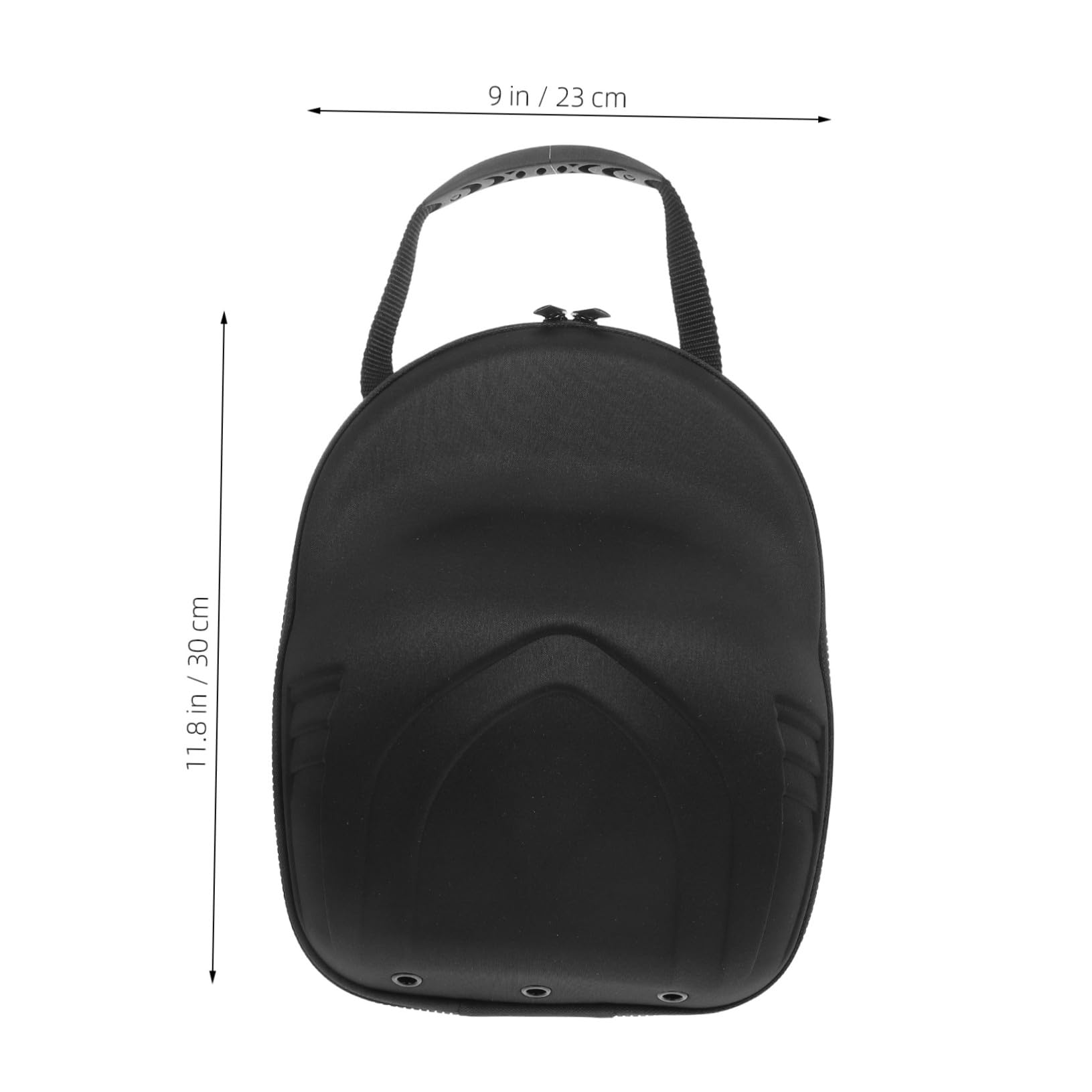 Garneck Estuche para Gorras de Béisbol de Viaje Eva Negro 30x23x10 Cm
