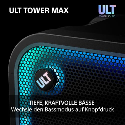Sony ULT Tower MAX großer Bluetooth-Partylautsprecher