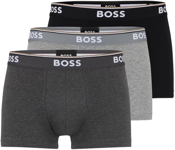 BOSS Men's 3-Pack Cotton Trunk