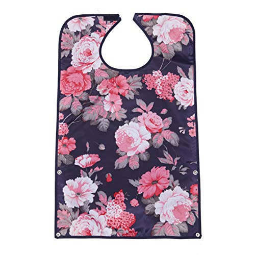 Lopton 6 Pcs Adult Bibs For Eating, Waterproof Clothing Protector With Crumb Catcher #TOP5