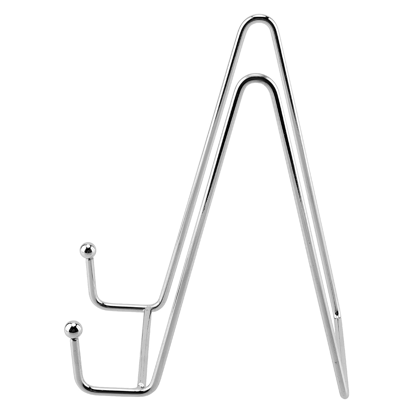 SINJEUN Sztaluga metalowa, 15 cm, stojak na talerze, dekoracja, żelazo, srebro