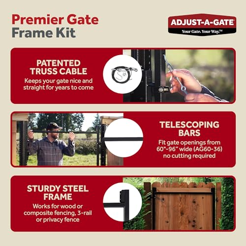 Adjust-A-Gate Gate Opener Kit, Complete System for Openings 60"-96", Heights 3' to 4' - Thumbnail 4