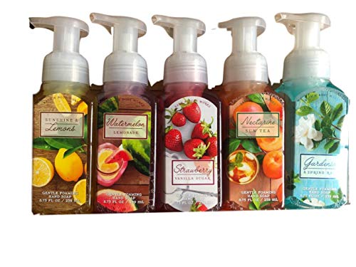 Bath & Body Gentle Foam Hand Wash Soap Spring Collection 5 Pc