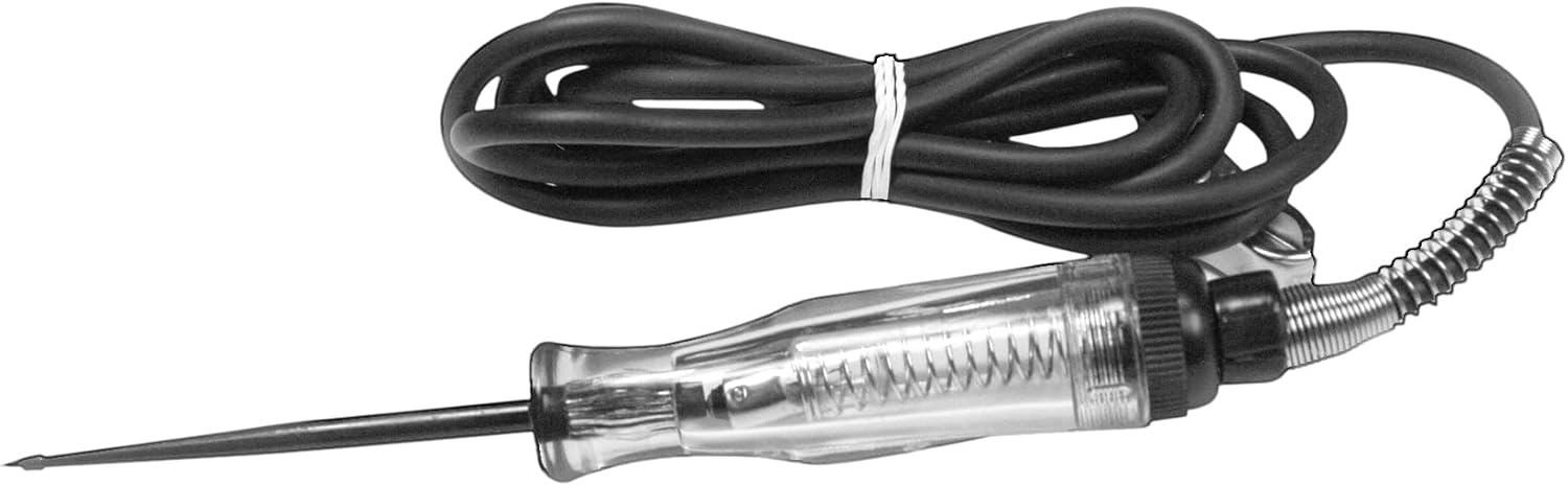 Performance Tool W2981 Heavy Duty Circuit Tester (6/12/24 Volt) With 3-1/2-Inch Probe