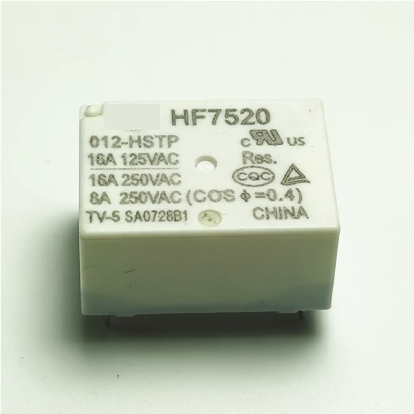 5PCS Relays HF7520-005 012 024-HSTP 4PIN 16A/250VAC 5V 12V 24V(HF7520-005-HSTP 5V)