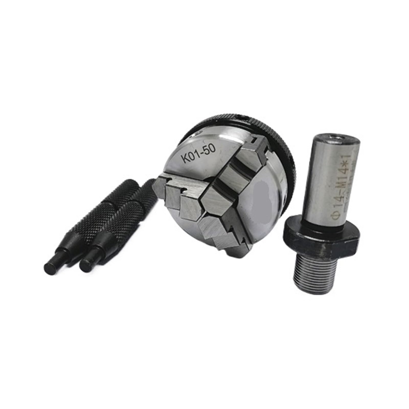 Iklaaqetbxps K01-50 14Mm Straight Mini Lathe Chuck, K01-50 3 Jaw Self-Centering