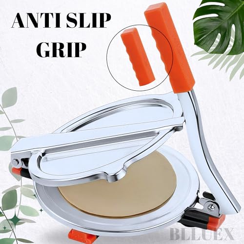 Image of Premium Multi-Purpose 17cm Roti Maker,Manual Press for Chapati, Puri, Khakhra, Papad, Pathiri for Flatbread | Easy to Use HomeMade