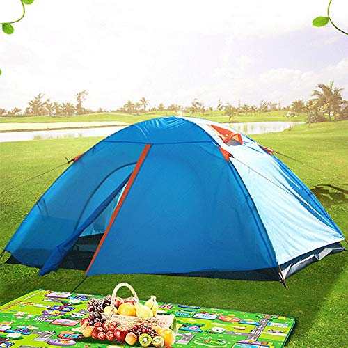 Tente de camping facile à monter double couche anti condensation 2 personnes