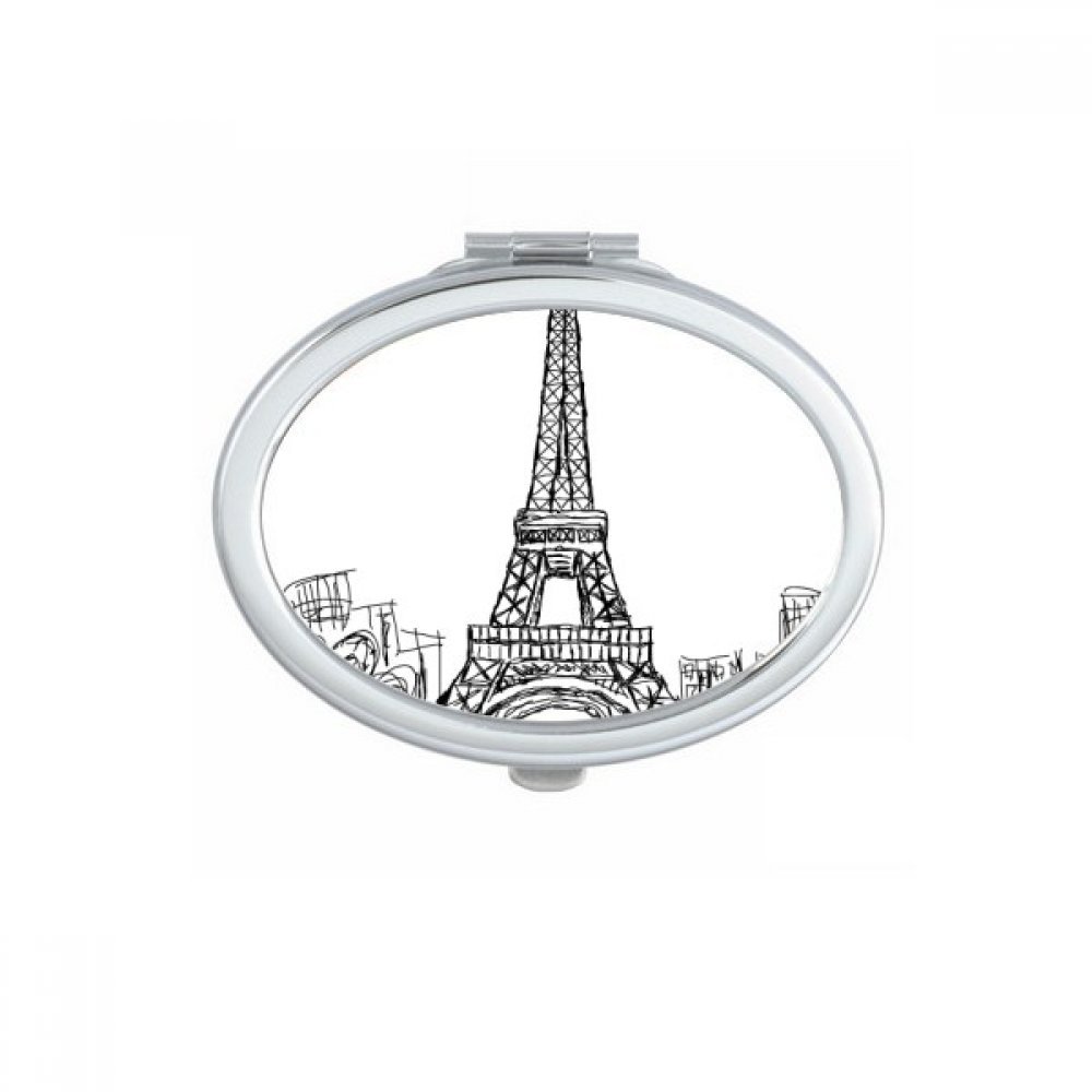 Miroir mignon petit cadeau Paris Tour Eiffel pour anniversaire et fêtes