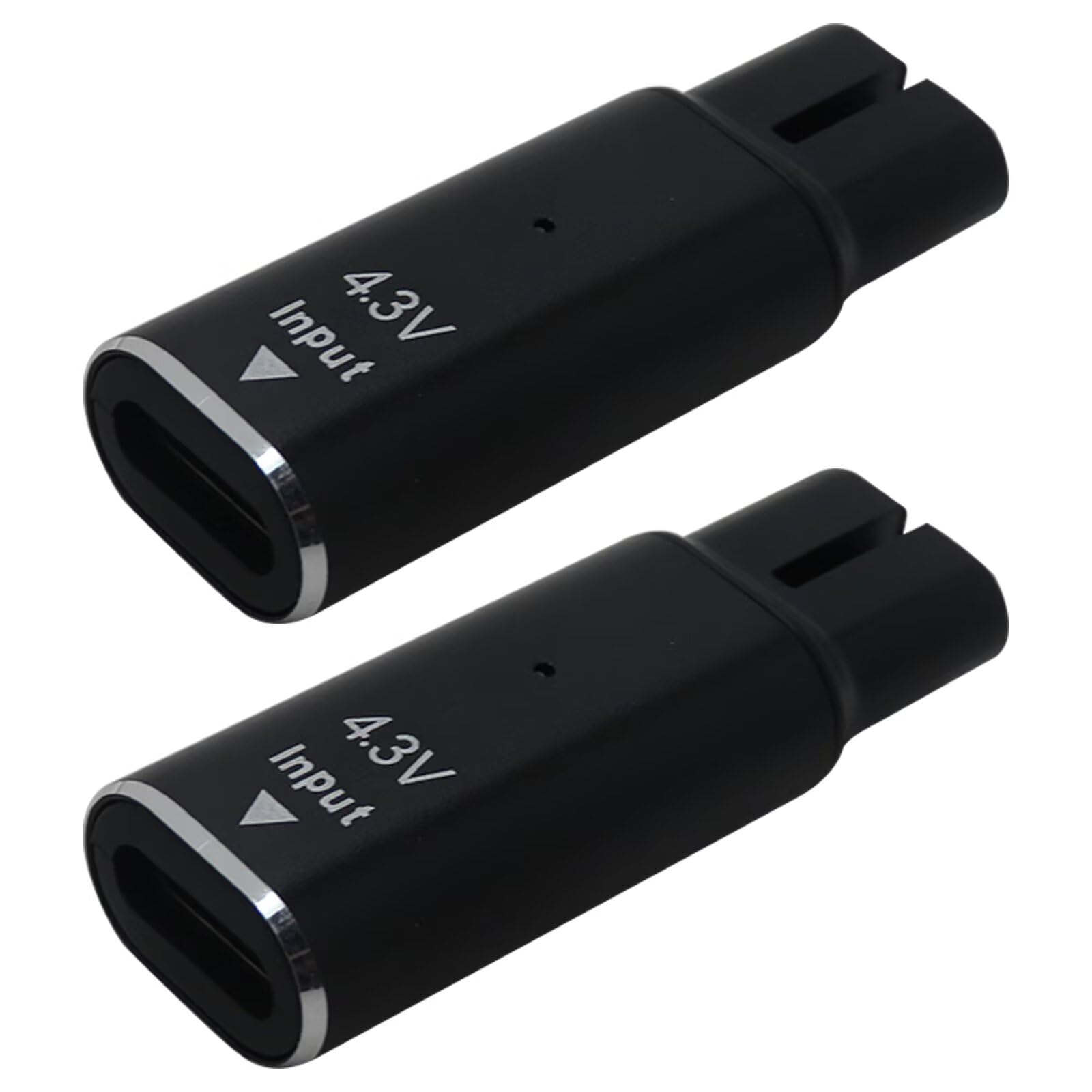 Professional 2X 4.3V Type-C Shaver Adapter Charging Converter for Philips Norelco Oneblade QP2520 QP2515 QP2620 with Indicator, A00390 USB-C Electric Shaver Charger Power Adapter Without Charger Cord