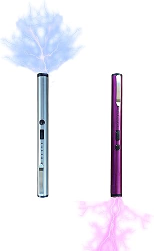 Paquete de 2 bolígrafos de pistola aturdidora de iluminación, bolígrafo Taser de autodefensa con linterna