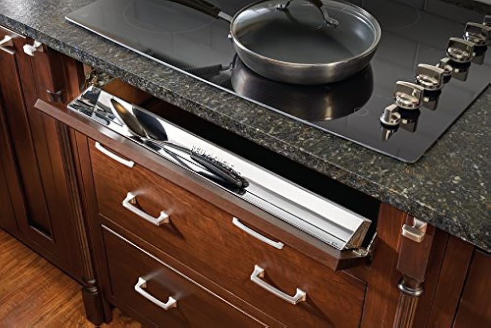 Rev-A-Shelf Tip-Out 31 Kitchen Drawer Accessory Tray Organizer w/Soft-Close Hinges for Kitchens, Laundry Rooms, or Vanity Cabinets, 6581-31SC-52