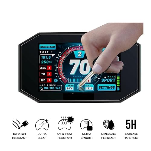 Miniatura 6 de NeZih Motorcycle Screen Protector For Yam&aha Tenere700 Tenere 700 T 700 T7 Xtz 700 2022 Motorcycle Scratch Cluster Screen Dashboard Protection