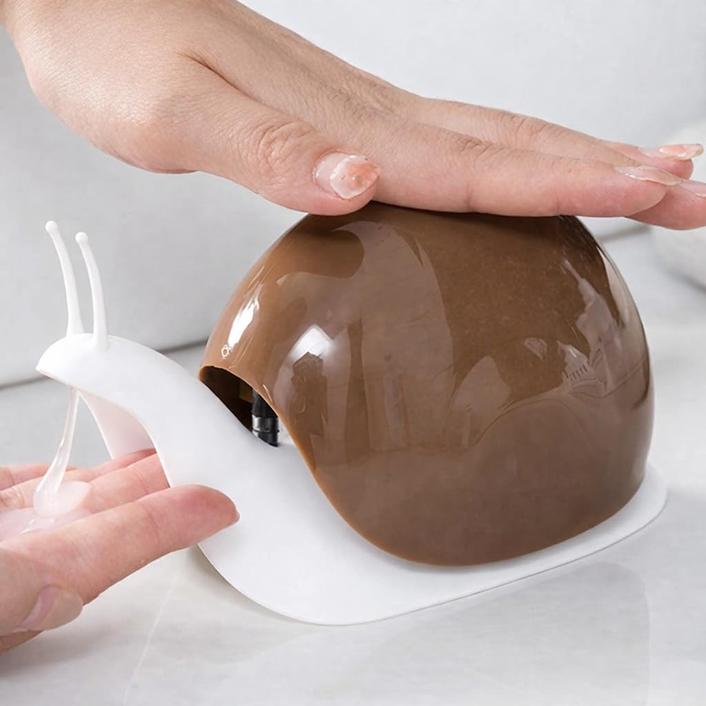FOMQUAZLI Cute Snail‑Shape Liquid Soap Dispenser – 120 ml Push‑Pump Hand Wash, Lotion & Shampoo Bottle – Fun & Functional Bathroom & Kitchen Accent – Durable Plastic, Easy‑Clean, Kids‑Friendly-image-38