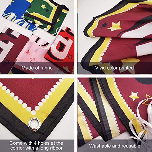 Image of Maroon Graduation Banner 2025 Congrats Grad Banner Graduation Party Decorations Fabric Grad Backdrop for 2025 High School or College Graduates Party Supplies