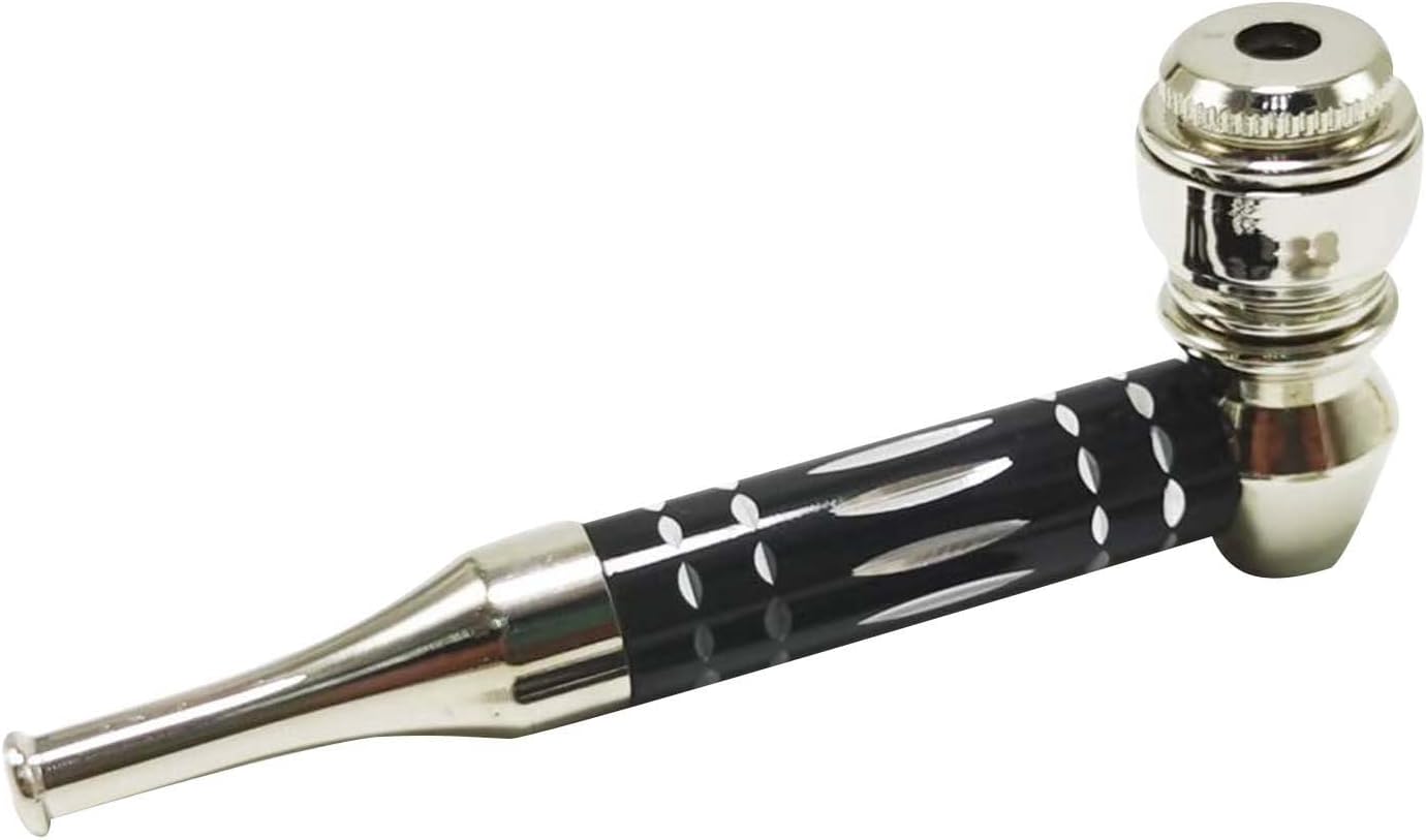 Craft Table Color Alloy Fashion Carved Pipe Portable