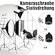 6 Stück Stativ Adapter Reduzierung 3/4 Auf 1/2, Gewindeadapter, Konverter Für Gewindeschrauben Tripod Thread, Gewinde Adapter, Stativ Gewinde Adapter Gewinde-konverter für Kamera Mikrofonstativ