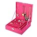 KLOUD City Two-Layer lint Jewelry Box Organizer Display Storage case with Lock (Rose)