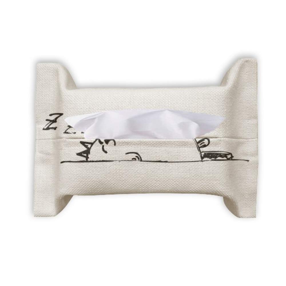 Serviette en papier chat couché Art déco pour décoration de table