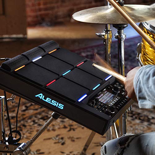 Alesis Strike Multipad - 9-Pad Percussion Instrument With Sampler, Looper, 2 Ins And Outs, Soundcard, Sample Loading Via Usb Thumb Drives And 4.3-Inch Display #TOP1