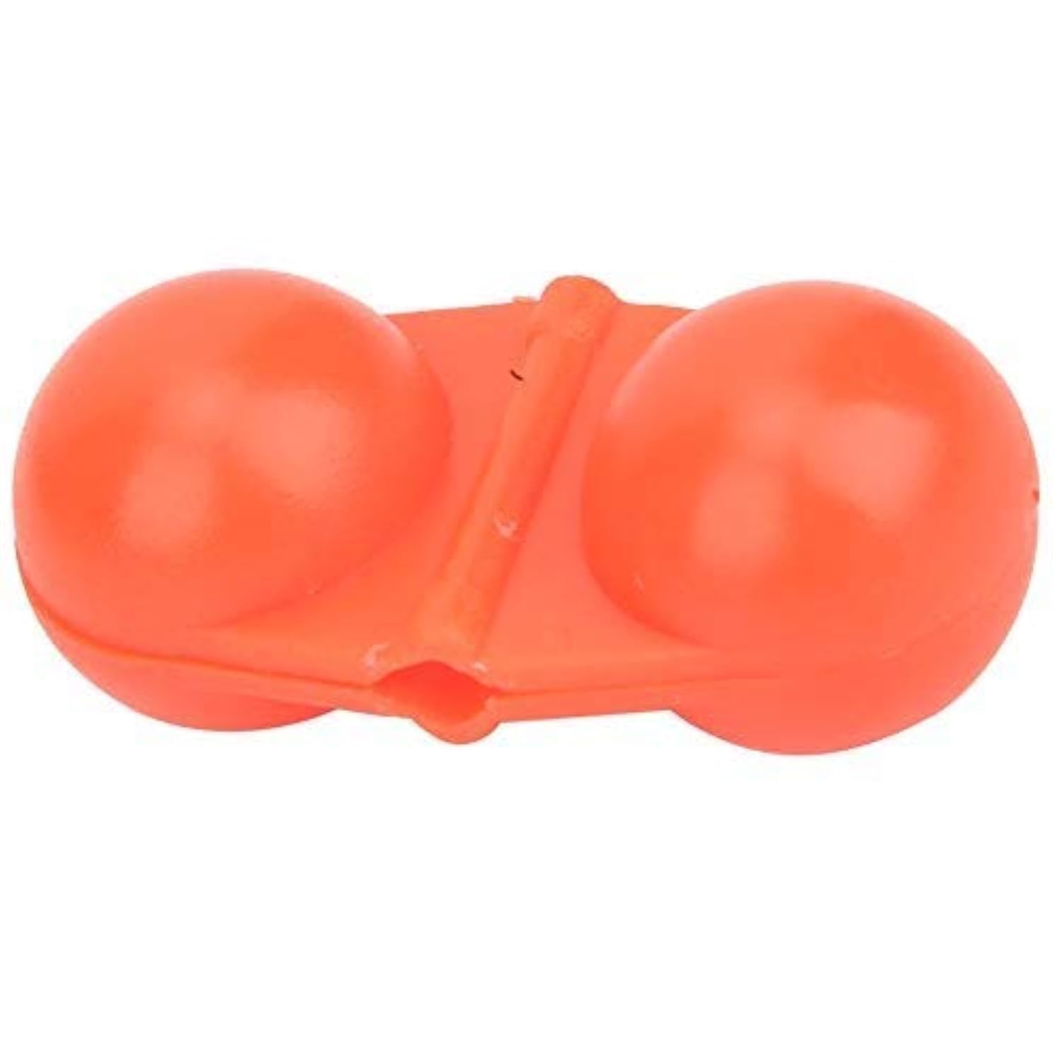 Fishing rattles for catfishing,Double Rattle,40Pcs Portable ABS Double Rattle Sea Fishing Attractor Bell Beads Accessory for Luring Fish(red)