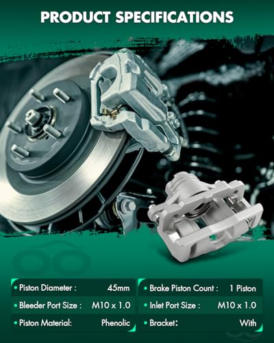 Image of SCITOO Rear Right Disc Brake Caliper With Bracket 18B4875 | Fit For Cadillac Model - For CTS 2003-2008,For STS 2005-2011 1PC