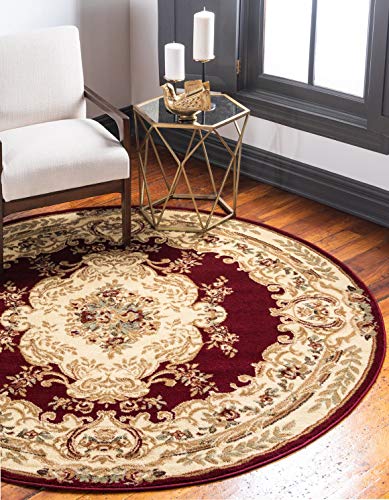 Tapete tradicional Versailles Collection redondo 73 x 73 cm
