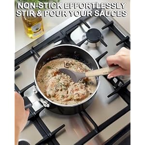 Cooknhomenonsticksaucepanwithglasslid2qtmultipurposepotsaucepankitchenwareblackaluminum Urban Country Home Decor Cook n home nonstick sauce pan with glass lid 2 qt multi purpose pot saucepan kitchenware black aluminum urban country home decor