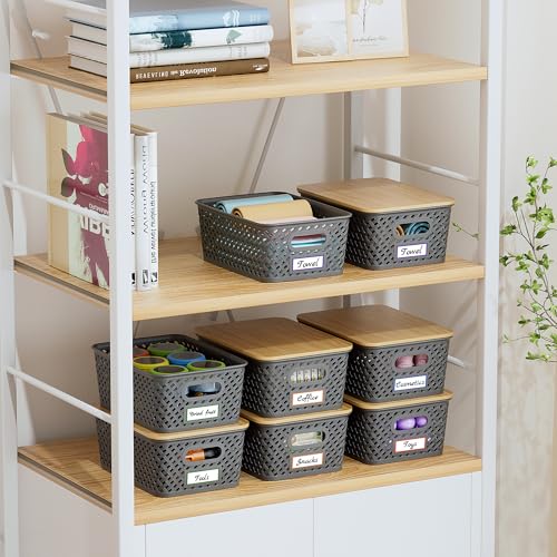 Get 8 Pack Stackable Storage Bins with Bamboo Lids - Use Code UGZK83I5 - Image 7