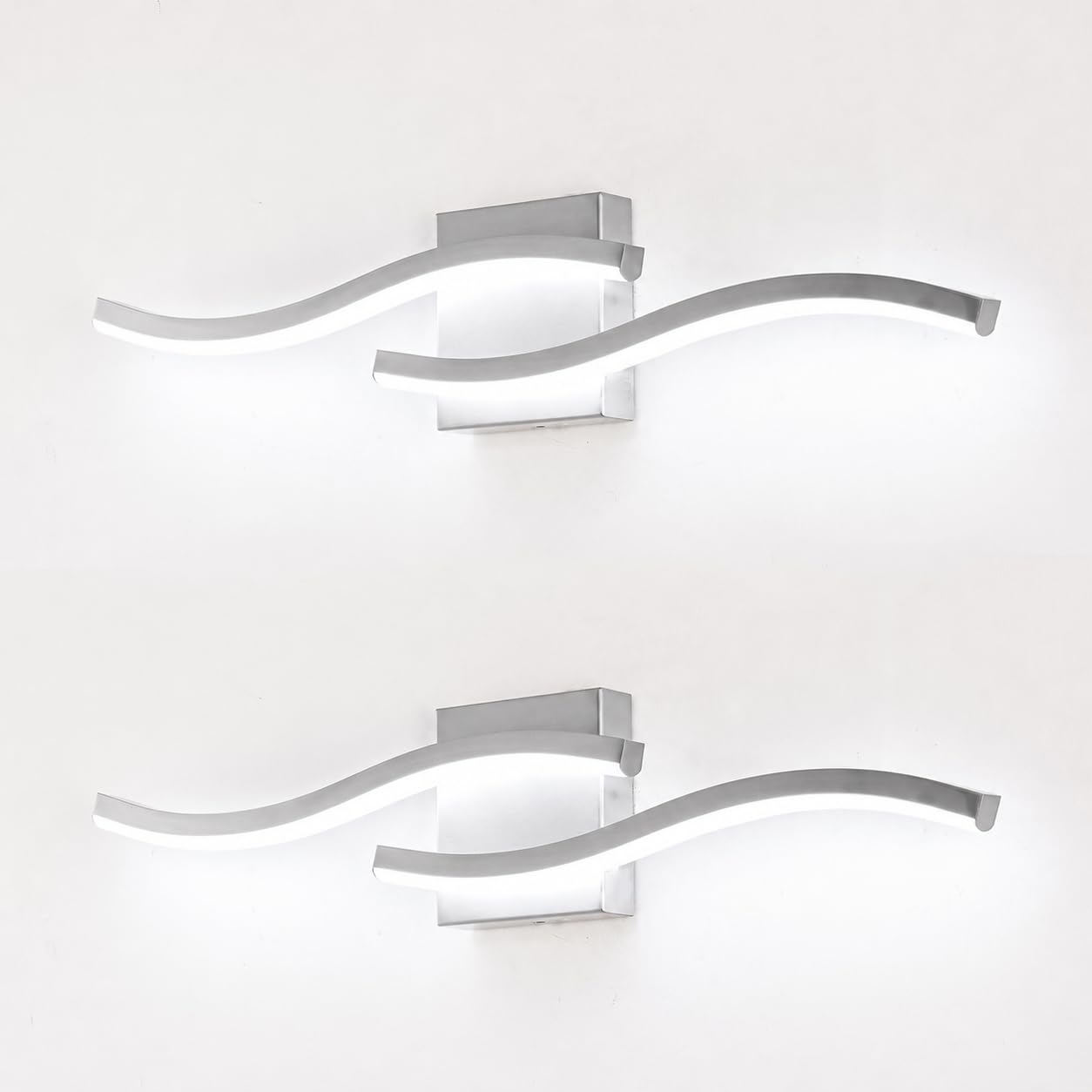 Photo 1 of Sovinzert Brushed Nickel LED Vanity Light Fixture, 23.62" 5500K Daylight