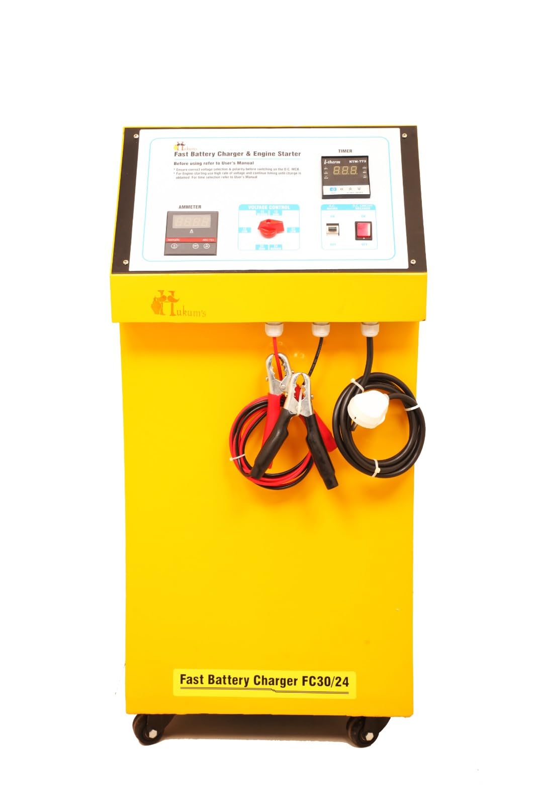 hukums 12v-24v 30a multi battery charger fc30/24 with digital timer | automotive & commercial