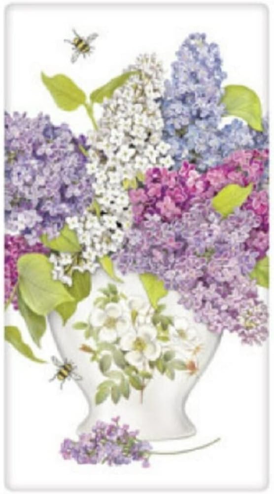 Mary Lake-Thompson BT770 ライラック花瓶 小麦粉袋タオル 30インチ 正方形