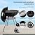 gzcmxh Charcoal Grill - portable BBQ Grill with adjustable air vent, wheels, hanlde - Charcoal Kettle Grill for outdoor, camping, backyard, picnics, party parties (22inch Apple)