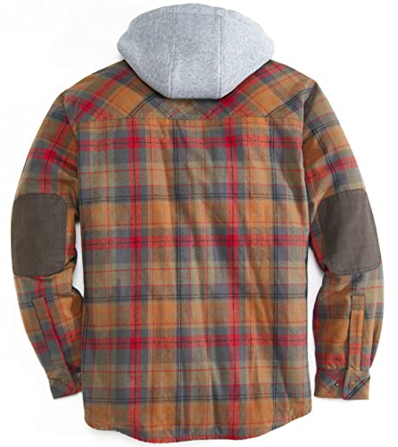 Image of Venado Northwoods Hooded Shirt Jacket - Work Coat for Men