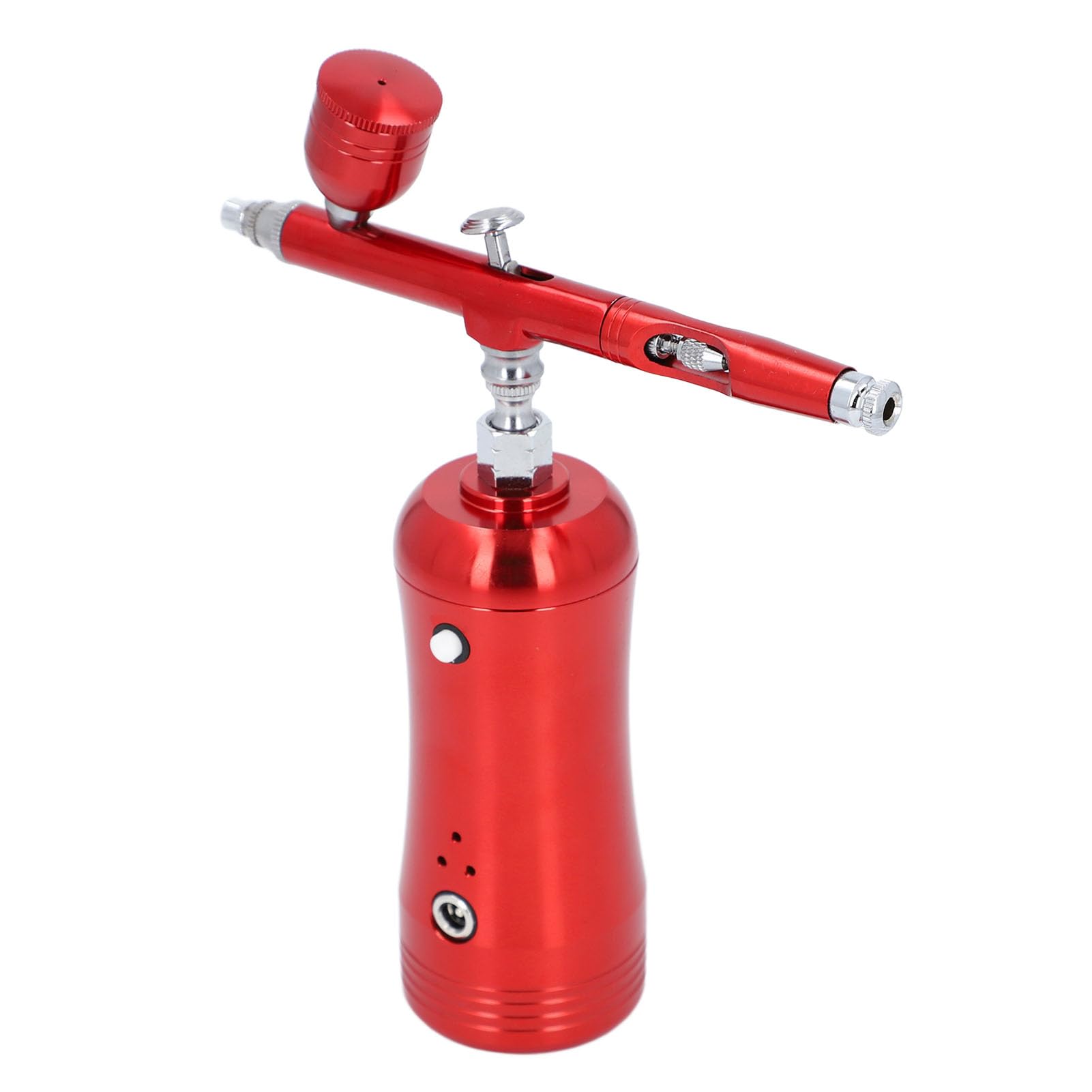 FTVOGUE Airbrush-Set, Kabelloser Mini-Kompressor, Aluminiumlegierung, 17,4 PSI, Wiederaufladbares Luftpinsel-Set für Nagelkunst, Modellmalerei, Kuchendekoration, Künstler, Anfänger