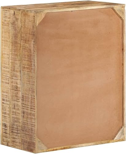 Miniatura 5 de KTHLBRH Estantería rústica de esquina pequeña, aparador, mesita de noche, cajón multicolor, 23.6 x 13 x 29.5 pulgadas, madera maciza, colección de