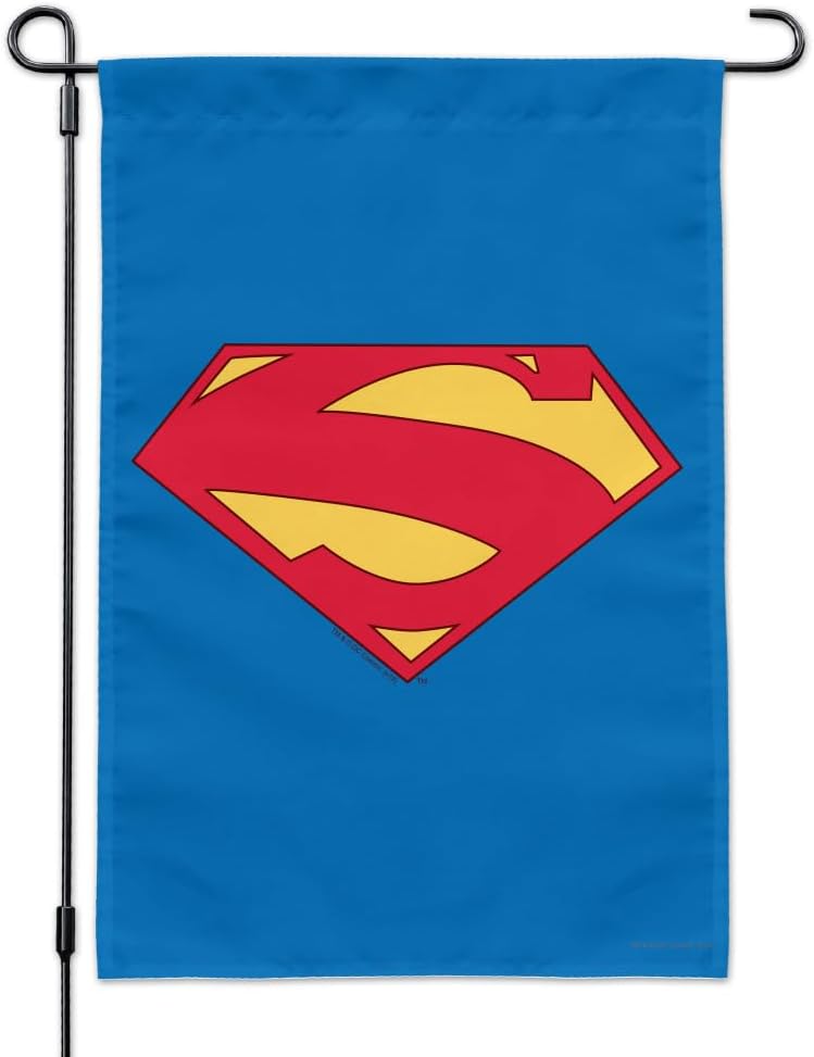 Superman New 52 Shield Logo Garden Yard Flag