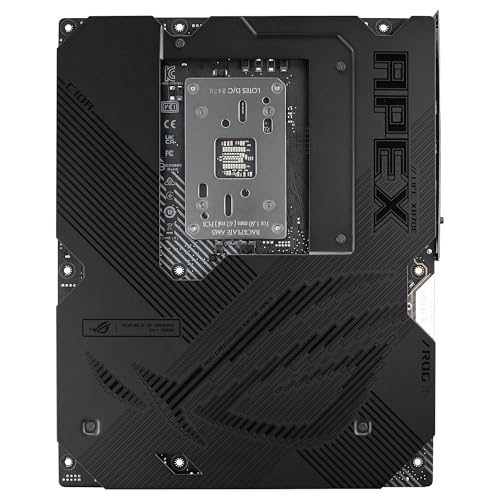 ASUS ROG Crosshair X870E Apex, Carte mère ATX, 18+2+2 étages d'alimentation, Fente DDR5, Trois PCIe 5.0, Deux PCIe 4.0 M.2, Ports USB4, Wi-FI 7, Ethernet, AI Overclocking, PCIe Q-Release Slim, Noir