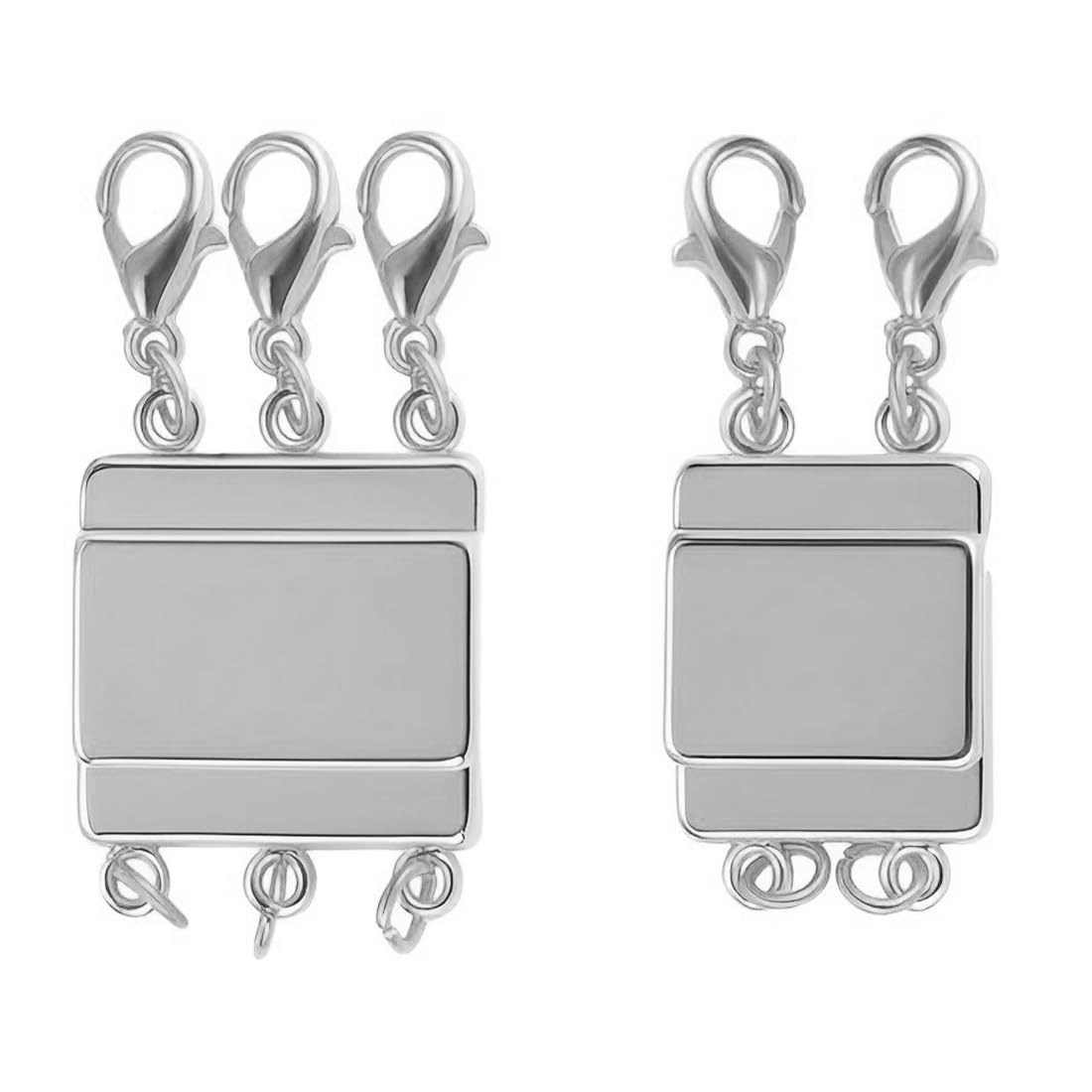 4 Chiusure A Doppia Testa A Moschettone - Per Braccialetti, Collane Fai Da Te, Prolunghe Catena Gioielli - Foto 11