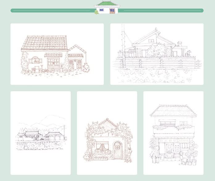 Beautiful Urban Watercolor: Buildings and Landscapes of Korea Coloring Book      Paperback – Coloring Book, March 10, 2023