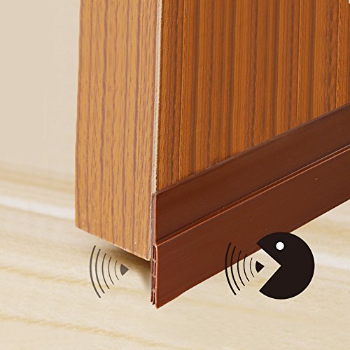 Image of Havilah Door Bottom Seal Strip Silicone- 1 Meter Rubber Under Door Gap Filler for Air, Dust, Insects, Cockroaches, and Noise - Doors Seal Strip for Home and Office Use