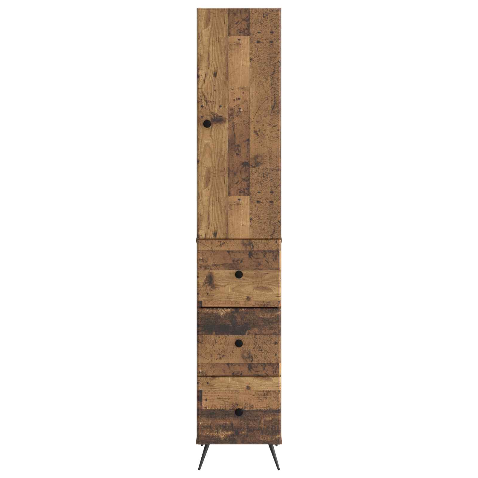 Set di Armadi 2 Pezzi 34,5 x 34,5 x 90 cm in Legno Ingegnerizzato