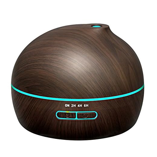 VicTsing 300ml Humidificador Ultrasónico Aromaterapia, Difusor de Aceites Esenciales de Vapor Frío, 7-Color LED y 4 Ajustes de Tiempo, Hogar, Oficina, Bebé, Dormitorio y Baño, etc